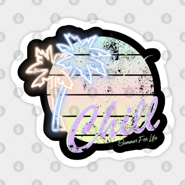 Chill Sticker by TEENIE DESIGN